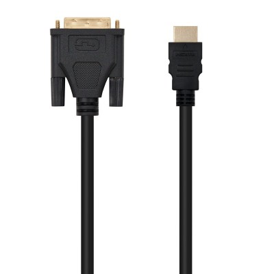 Nanocable HDMI - DVI, 3m HDMI tipo A (Estándar) Negro