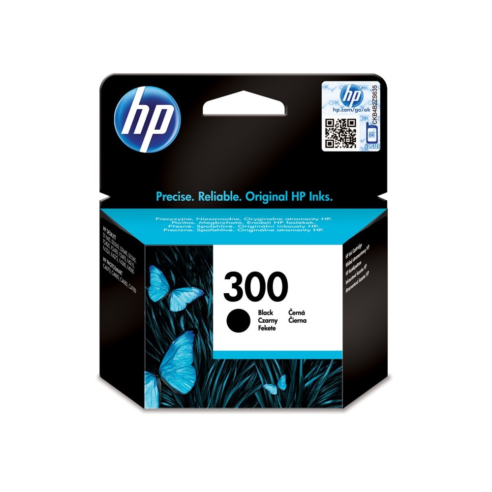 HP Cartucho de tinta original 300 negro