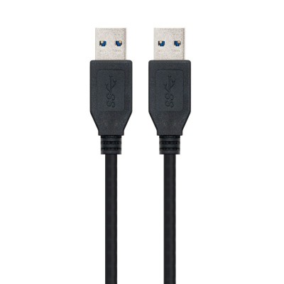 Nanocable 10.01.1001-BK cable USB 1 m USB 3.2 Gen 1 (3.1 Gen 1) USB A Negro