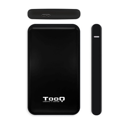 TooQ Caja externa para discos duros 2.5" SATA IIIIII a USB 3.1 Gen1 con UASP