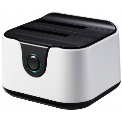 TooQ DOCK STATION SATA 2.53.5 A USB 3.0 CLONE OTB NEGRO-BLANCO