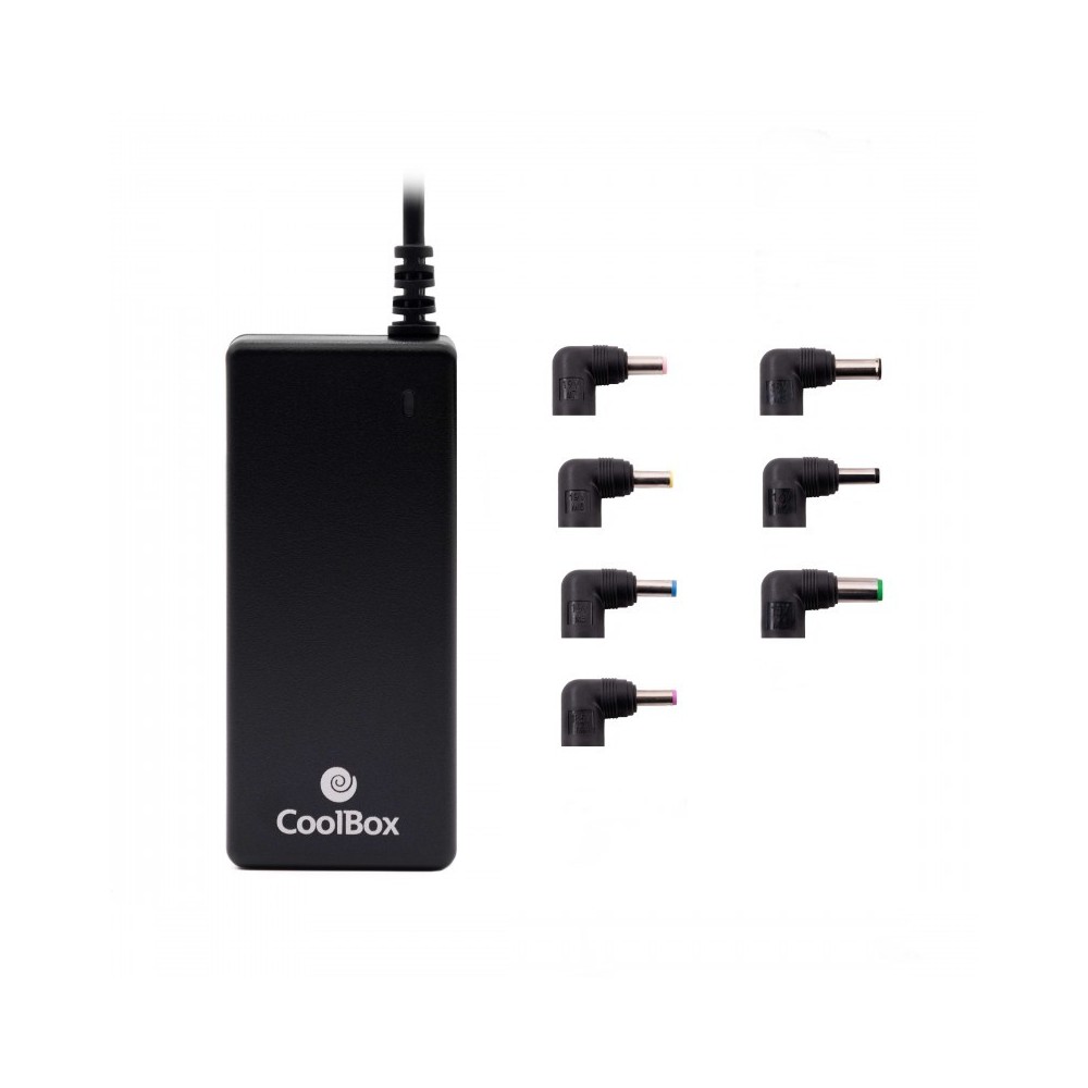 CoolBox COO-NB065-0 adaptador e inversor de corriente Interior 65 W Negro