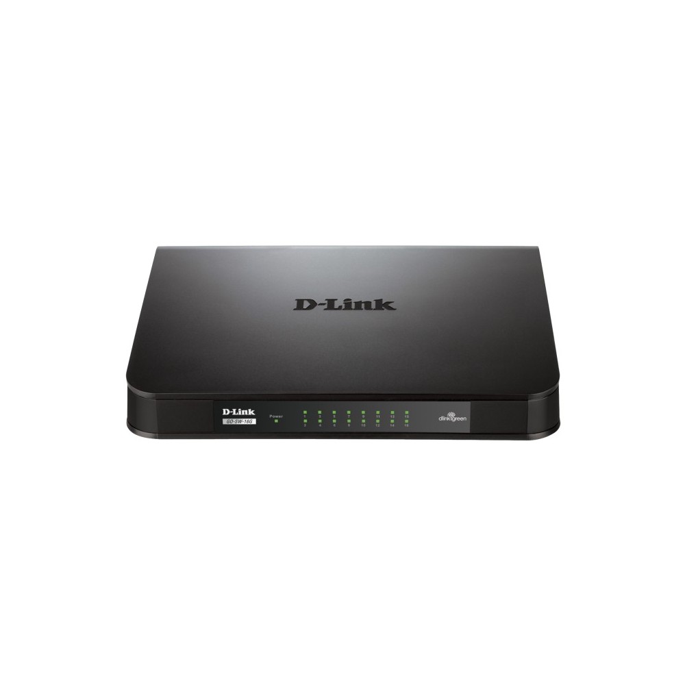 D-Link GO-SW-16G No administrado L2 Gigabit Ethernet (101001000) 1U Negro