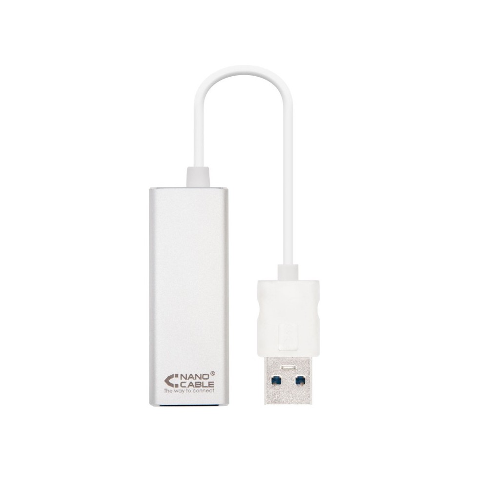 Nanocable USB 3.0RJ-45, 0.15m tarjeta y adaptador de interfaz