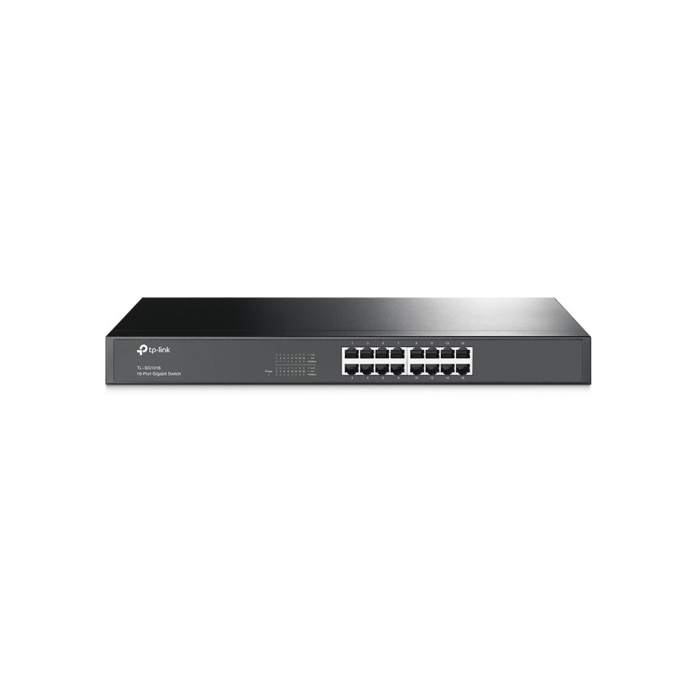 TP-Link TL-SG1016 No administrado Gigabit Ethernet (101001000) 1U Negro