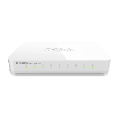 D-Link GO-SW-8GE switch No administrado Gigabit Ethernet (101001000) Blanco