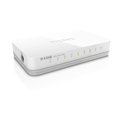 D-Link GO-SW-8GE switch No administrado Gigabit Ethernet (101001000) Blanco