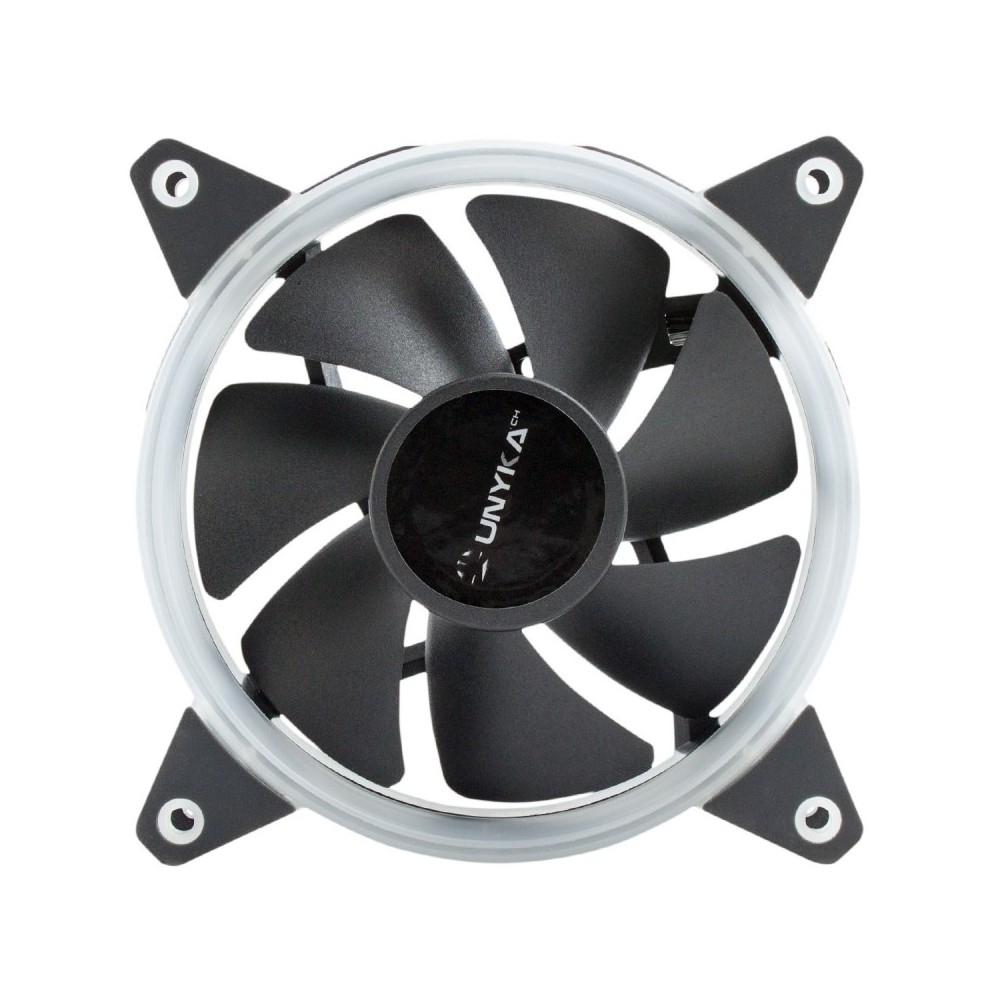 UNYKAch Candy 20 Carcasa del ordenador Ventilador 12 cm Negro