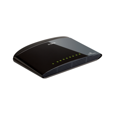 D-Link DES-1008D No administrado Fast Ethernet (10100) Negro