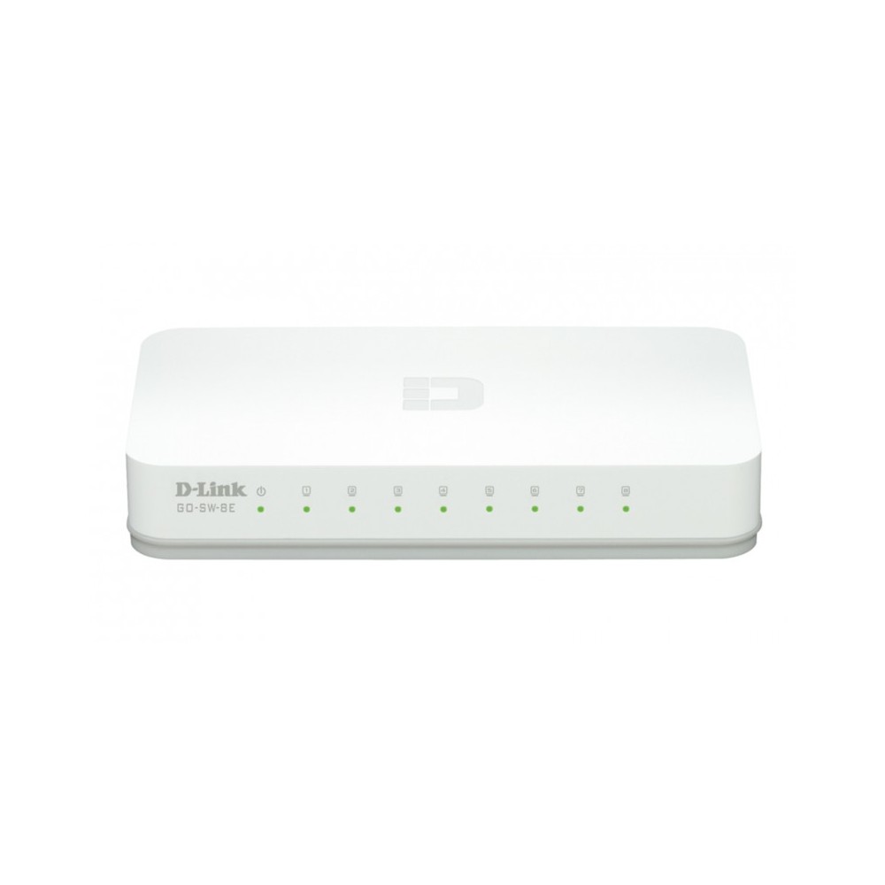 D-Link GO-SW-8EE switch No administrado Fast Ethernet (10100) Blanco