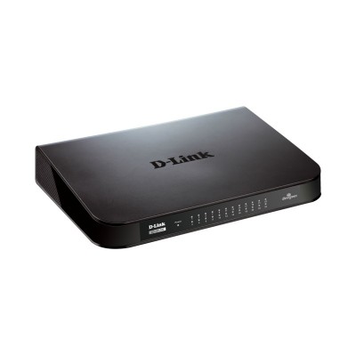 D-Link GO-SW-24G No administrado L2 Gigabit Ethernet (101001000) 1U Negro