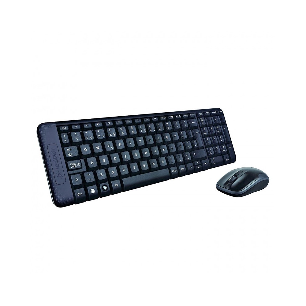 Logitech Wireless Combo MK220 teclado Ratón incluido USB Español Negro
