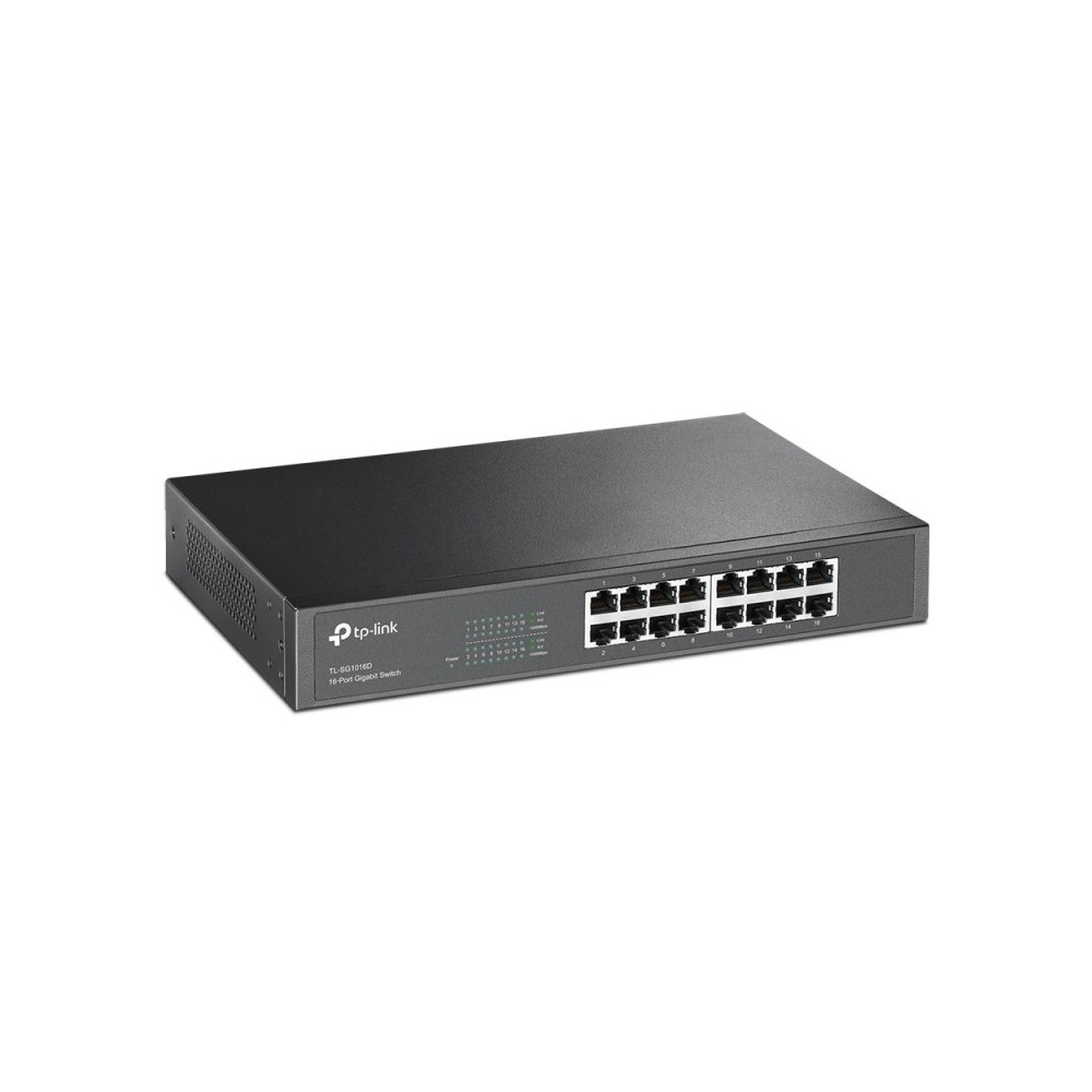 TP-Link TL-SG1016D No administrado Gigabit Ethernet (101001000) Negro