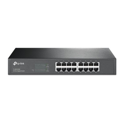 TP-Link TL-SG1016D No administrado Gigabit Ethernet (101001000) Negro