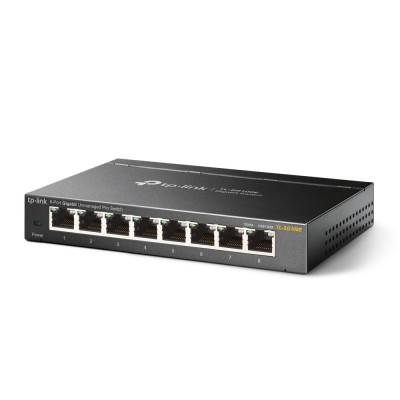 TP-Link TL-SG108E Gestionado L2 Gigabit Ethernet (101001000) Negro