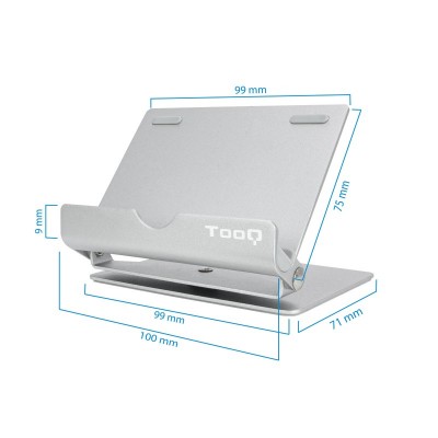 TooQ PH0002-S soporte Soporte pasivo Teléfono móvilsmartphone, TabletUMPC Plata