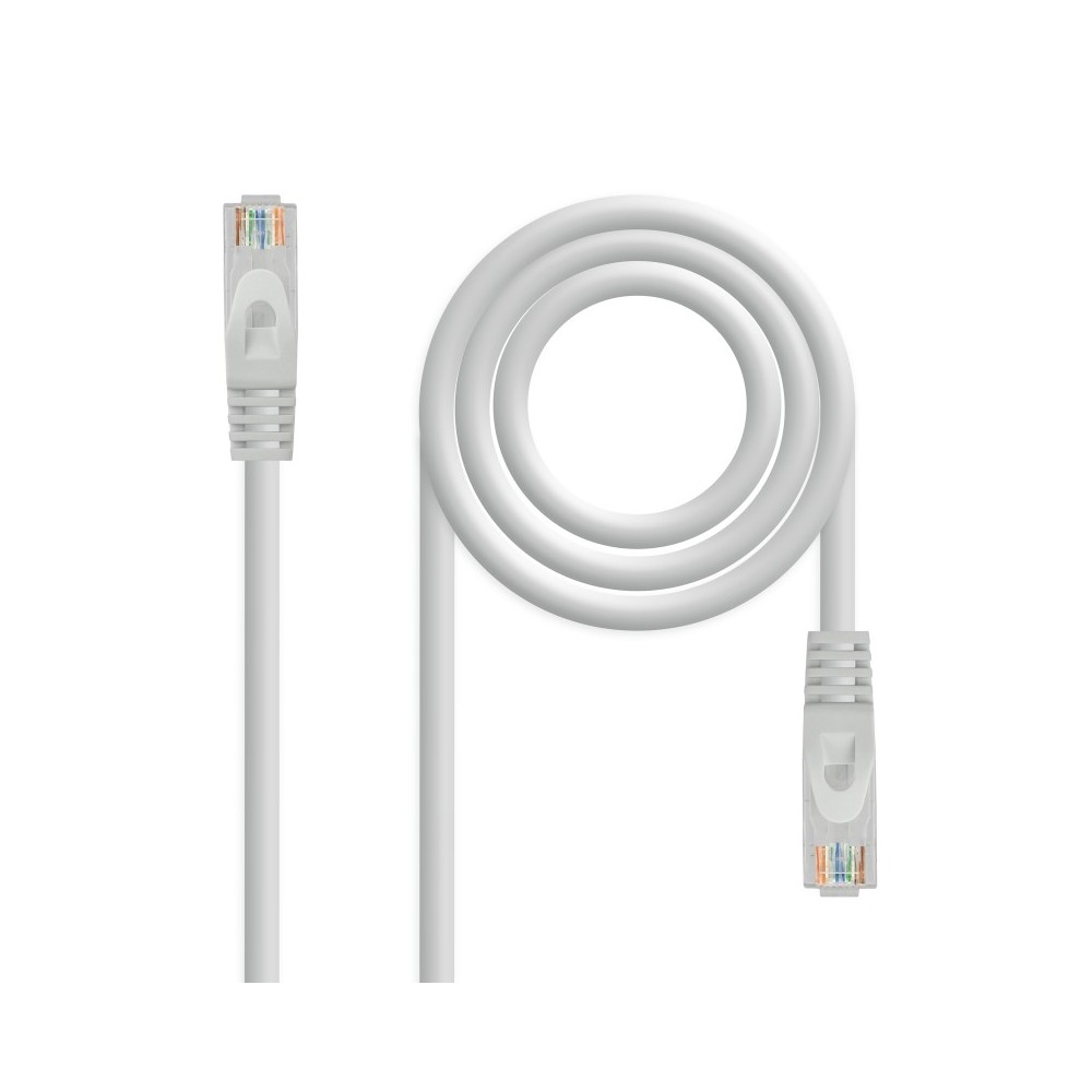 Nanocable Cable de red latiguillo RJ45 LSZH Cat.6A UTP AWG24, Gris, 10 m