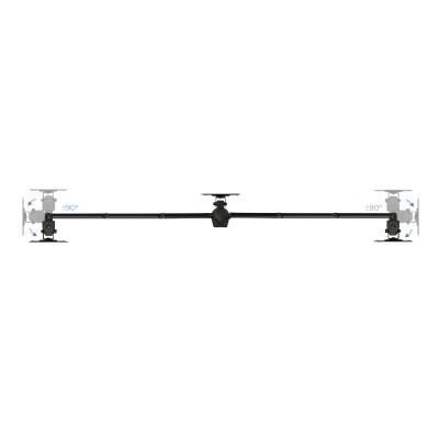 TooQ Soporte de mesa para 3 pantallas (monitor  plasma  LCD  LED) 13"-27"