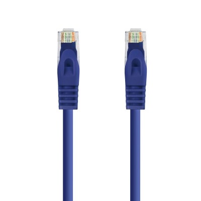 Nanocable Cable de red latiguillo RJ45 LSZH Cat.6A UTP AWG24, Azul, 0.5m