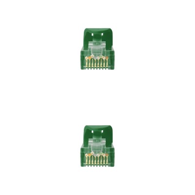 Nanocable Cable de red latiguillo RJ45 LSZH Cat.6A UTP AWG24, Verde, 0.5m