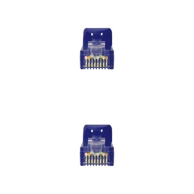 Nanocable Cable de red latiguillo RJ45 LSZH Cat.6A UTP AWG24, Azul, 1.0m