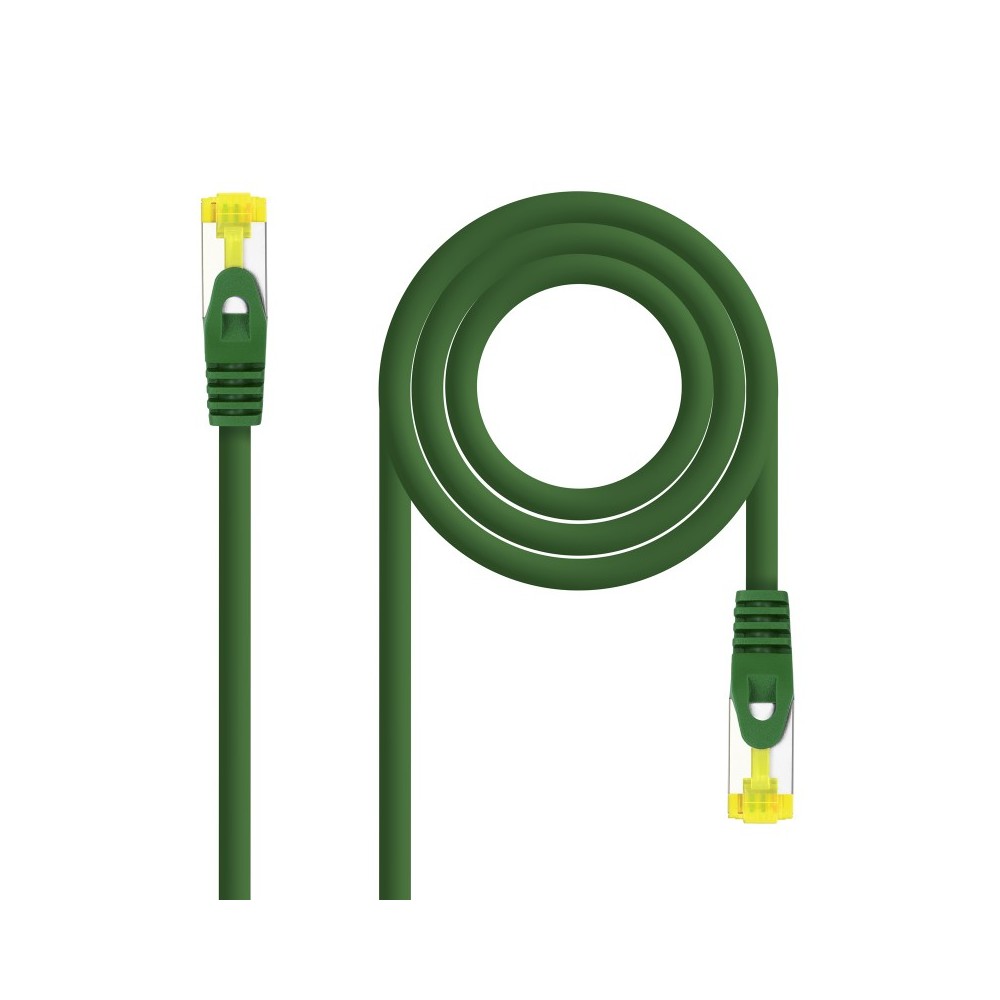 Nanocable Cable de red latiguillo RJ45 LSZH Cat.6A SFTP AWG26, Verde, 3.0 m