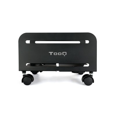 TooQ Soporte metálico para CPU de suelo con ruedas