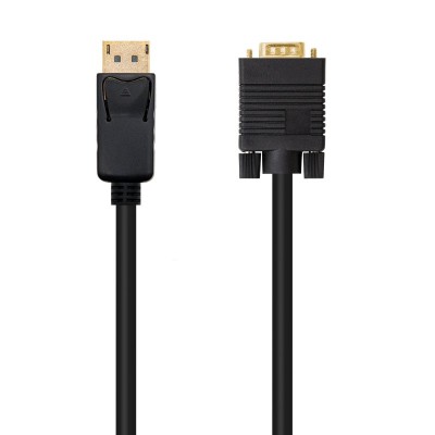 Nanocable Cable conversor DISPLAYPORT a VGA, DPM - VGAM, Negro, 5.0 M