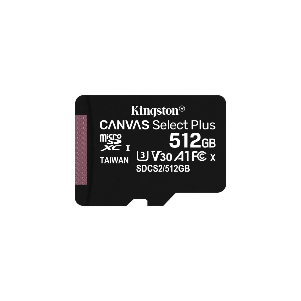 Kingston Technology Canvas Select Plus 512 GB SDXC UHS-I Clase 10